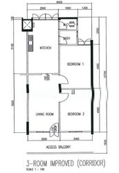 Blk 1 Tanjong Pagar Plaza (Bukit Merah), HDB 3 Rooms #557635281